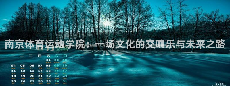 球速体育：南京体育运动学院：一场文化的交响乐与未来之路