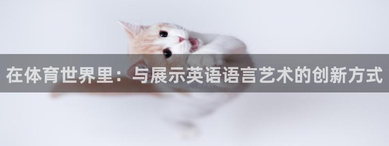 球速体育：在体育世界里：与展示英语语言艺术的创新方式