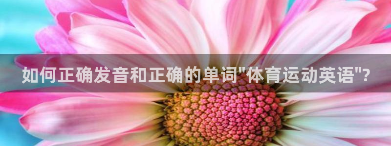球速体育：如何正确发音和正确的单词\